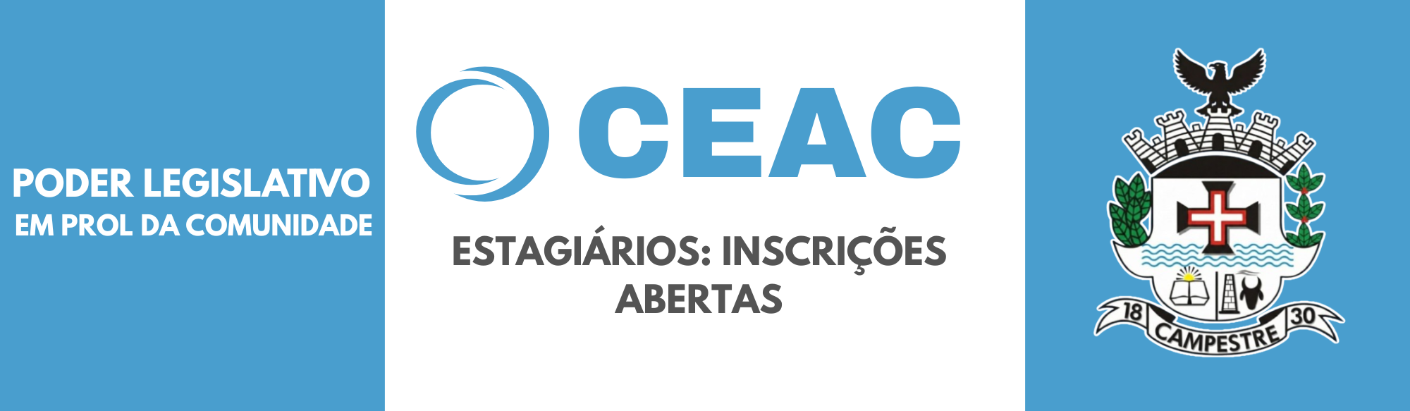 INSCRIÇÃO PARA O EDITAL Nº 001/2026 - PROCESSO SELETIVO SIMPLIFICADO PARA ESTAGIÁRIOS DE NÍVEL SUPERIOR 